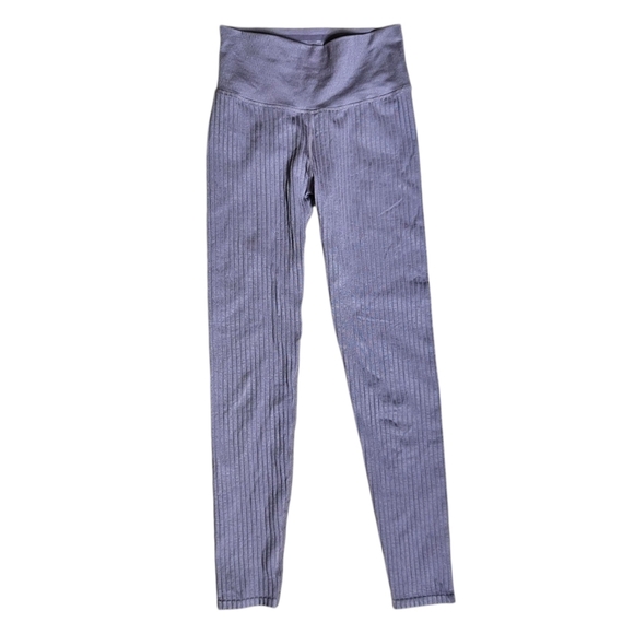 Good American Jeans Clean Seamless Leggings Dusty Rose Lavender Violet 00/0 - Picture 4 of 9